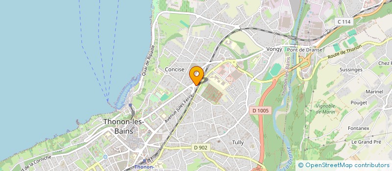 localisation de l'entreprise MONSIEUR ABDELKRIM AIT LAMAALEM à THONON-LES-BAINS