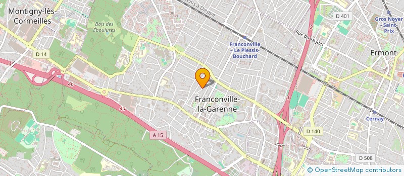 localisation de l'entreprise MONSIEUR ABDELKRIM AIT OUAKLI  FRANCONVILLE