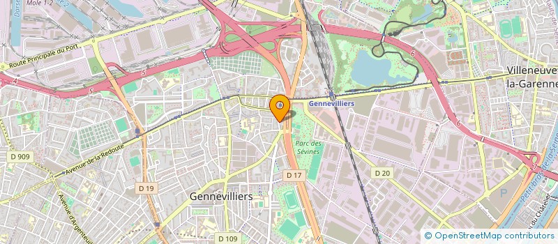 localisation de l'entreprise MONSIEUR ABDELKRIM AMIL à GENNEVILLIERS