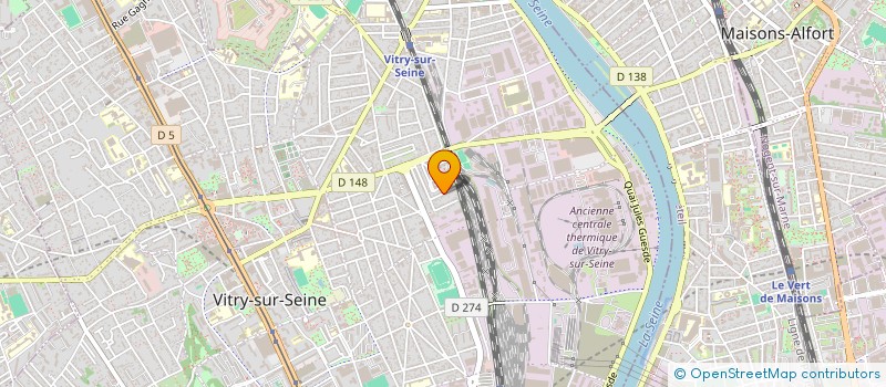localisation de l'entreprise MONSIEUR ABDELKRIM BAADJ à VITRY-SUR-SEINE
