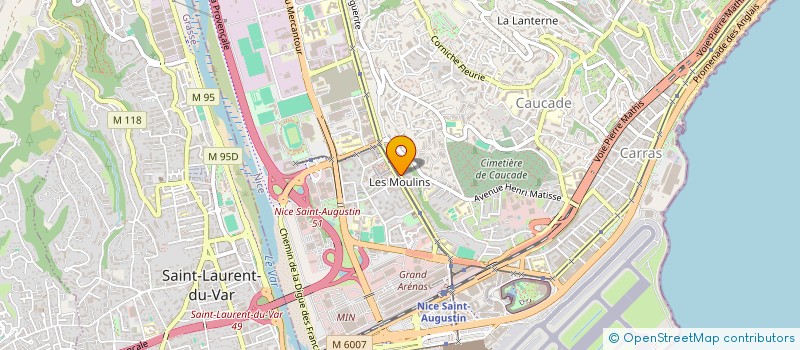 localisation de l'entreprise MONSIEUR ABDELKRIM BABOUCHE  NICE