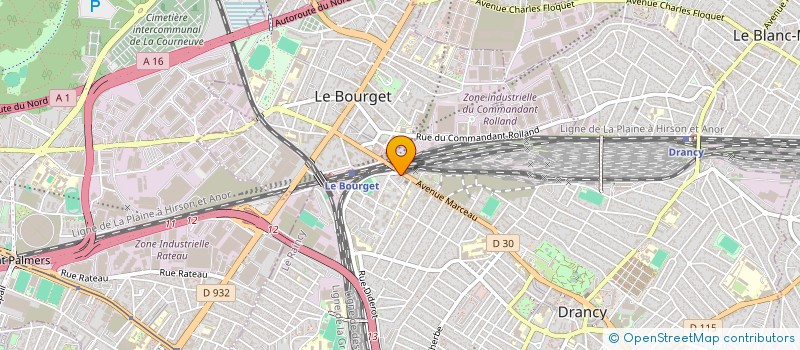 localisation de l'entreprise MONSIEUR ABDELKRIM BACHATENE à DRANCY