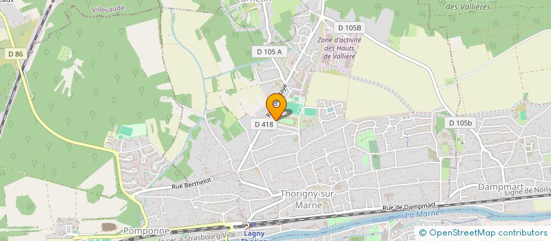 localisation de l'entreprise MONSIEUR ABDELKRIM BAKBACHI  THORIGNY-SUR-MARNE