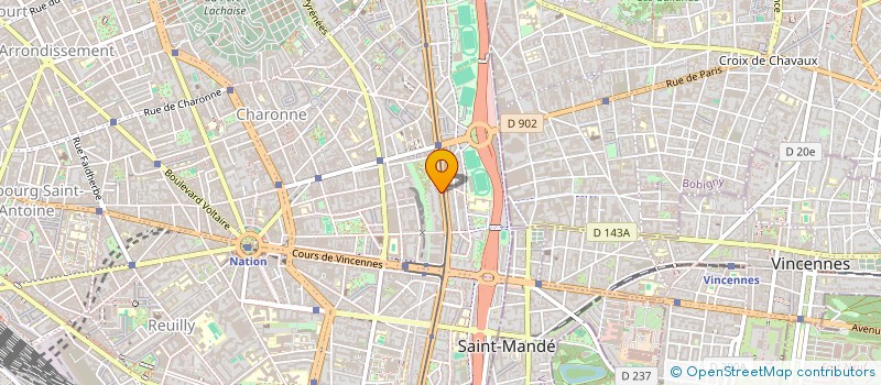 localisation de l'entreprise MONSIEUR ABDELKRIM BELGHALEM  PARIS