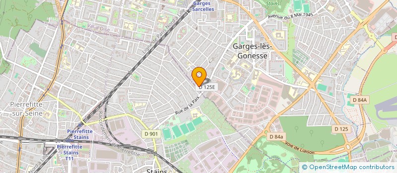 localisation de l'entreprise MONSIEUR ABDELKRIM BELGUIDOUM  GARGES-LES-GONESSE