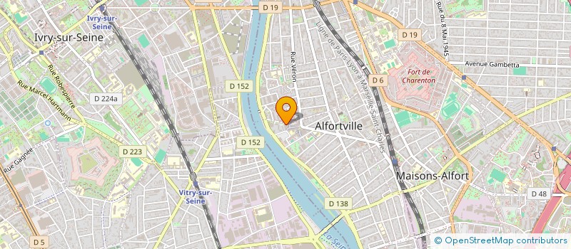 localisation de l'entreprise MONSIEUR ABDELKRIM BELLIL  ALFORTVILLE