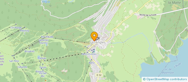 localisation de l'entreprise MONSIEUR ABDELKRIM BENABDALLAH  LES ANGLES