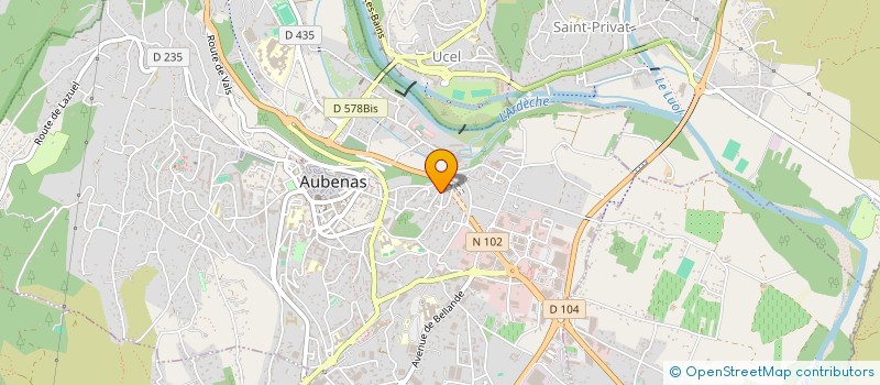 localisation de l'entreprise MONSIEUR ABDELKRIM BENAICHOUCHE à AUBENAS
