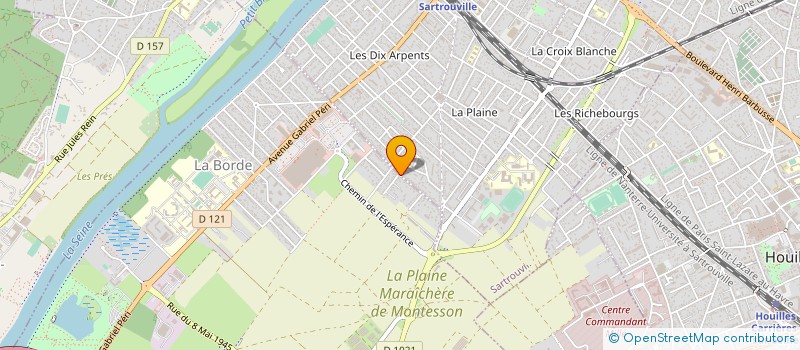localisation de l'entreprise MONSIEUR ABDELKRIM BENAMAR à SARTROUVILLE