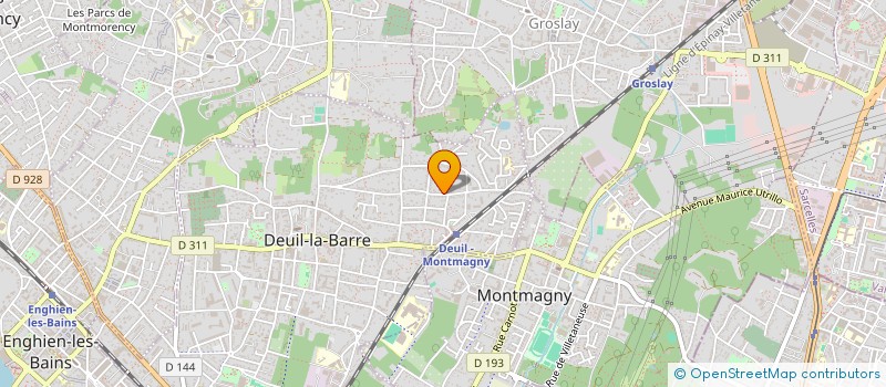 localisation de l'entreprise MONSIEUR ABDELKRIM BENBRAHIM  DEUIL-LA-BARRE