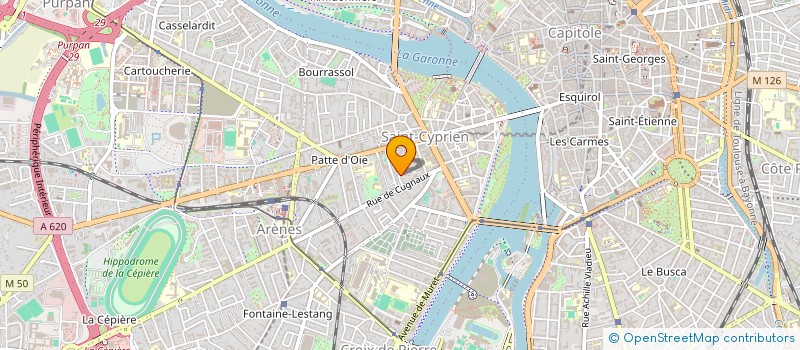 localisation de l'entreprise MONSIEUR ABDELKRIM BENGOUA  TOULOUSE