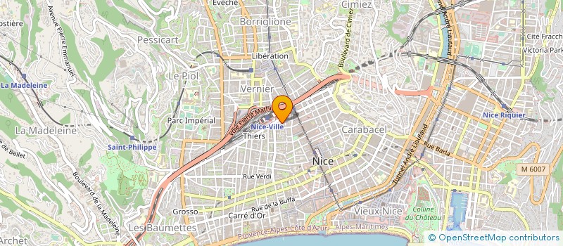 localisation de l'entreprise MONSIEUR ABDELKRIM BENKHALED à NICE