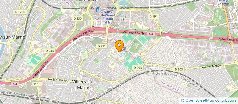 localisation de l'entreprise MONSIEUR ABDELKRIM BENKHEDIDJA  VILLIERS-SUR-MARNE