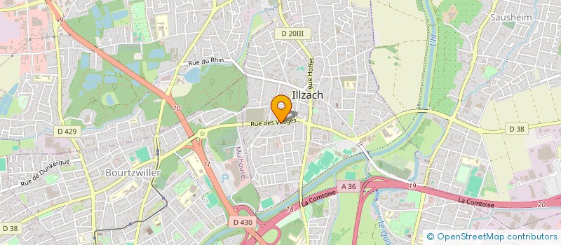 localisation de l'entreprise MONSIEUR ABDELKRIM BENLAMLIH à ILLZACH