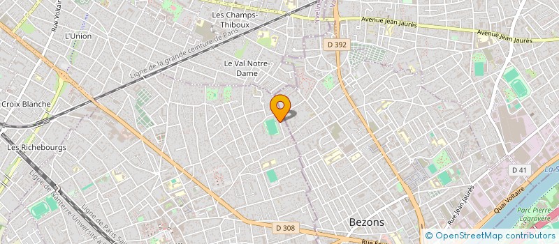 localisation de l'entreprise MONSIEUR ABDELKRIM BENMALEK  HOUILLES