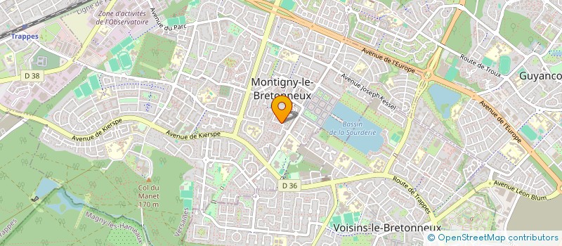 localisation de l'entreprise MONSIEUR ABDELKRIM BENMANSOUR  MONTIGNY-LE-BRETONNEUX