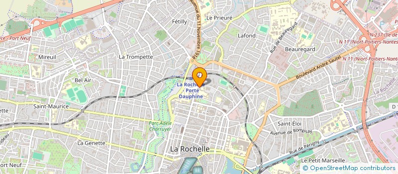 localisation de l'entreprise MONSIEUR ABDELKRIM BENOUNOU  LA ROCHELLE