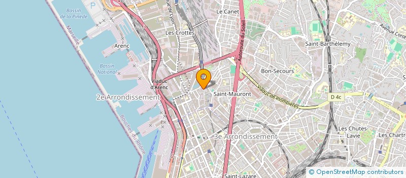 localisation de l'entreprise MONSIEUR ABDELKRIM BENSADOK à MARSEILLE