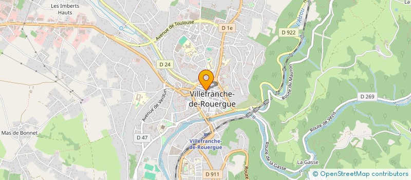 localisation de l'entreprise MONSIEUR ABDELKRIM BENSELIM  VILLEFRANCHE-DE-ROUERGUE