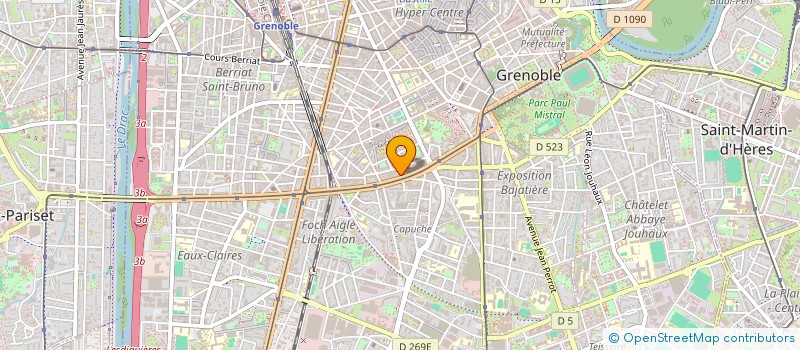 localisation de l'entreprise MONSIEUR ABDELKRIM BENZINE  GRENOBLE