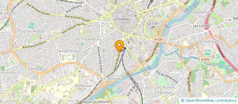 localisation de l'entreprise MONSIEUR ABDELKRIM BETTAHAR  LIMOGES