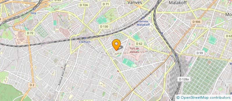 localisation de l'entreprise MONSIEUR ABDELKRIM BOUBAKRI  MALAKOFF