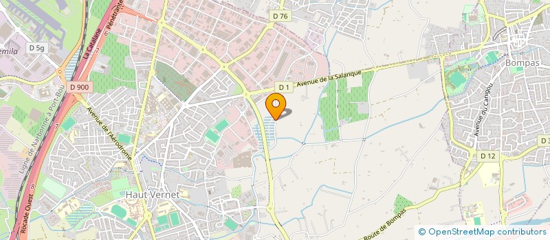 localisation de l'entreprise MONSIEUR ABDELKRIM BOUCHENTOUF  PERPIGNAN