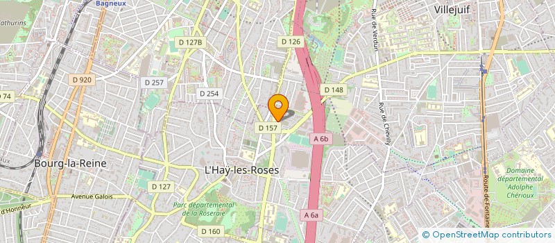localisation de l'entreprise MONSIEUR ABDELKRIM BOUKEROUI à L'HAY-LES-ROSES