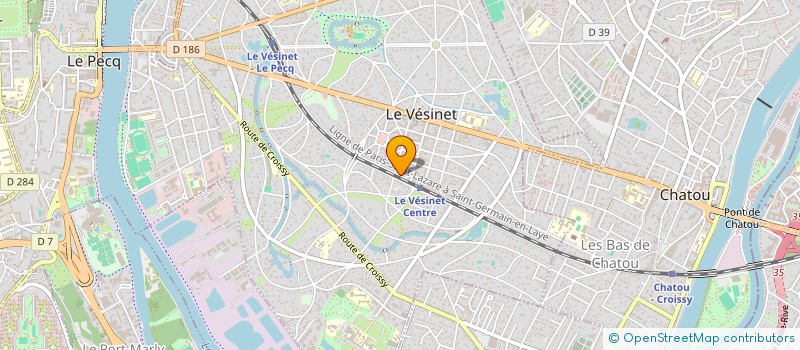 localisation de l'entreprise MONSIEUR ABDELKRIM BOURENNANE  LE VESINET