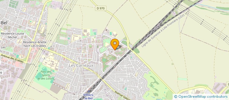 localisation de l'entreprise MONSIEUR ABDELKRIM BOUZIANE  GONESSE