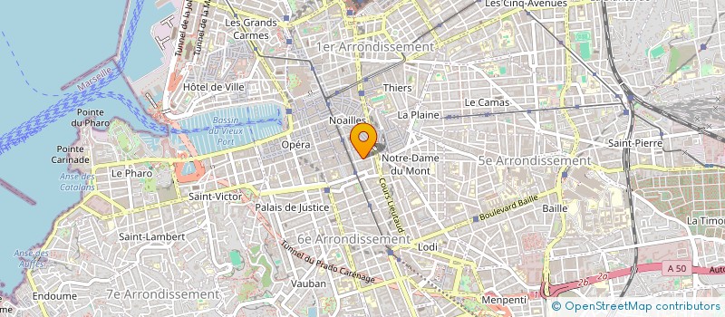 localisation de l'entreprise MONSIEUR ABDELKRIM BRINI à MARSEILLE 6