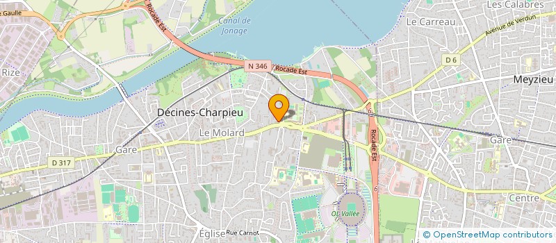 localisation de l'entreprise MONSIEUR ABDELKRIM CHABOUNE  DECINES-CHARPIEU