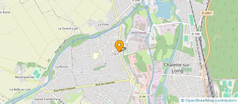 localisation de l'entreprise MONSIEUR ABDELKRIM CHAHID à CHALETTE-SUR-LOING