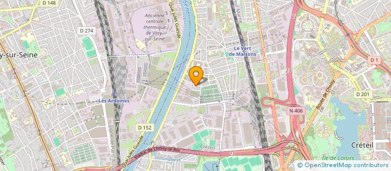 localisation de l'entreprise MONSIEUR ABDELKRIM CHIBANE  ALFORTVILLE