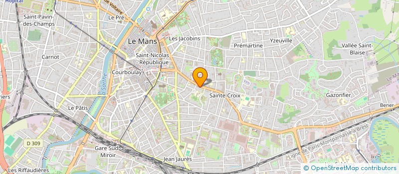 localisation de l'entreprise MONSIEUR ABDELKRIM DAHOU  LE MANS