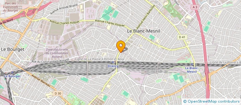 localisation de l'entreprise MONSIEUR ABDELKRIM EL HAMDAOUI  DRANCY