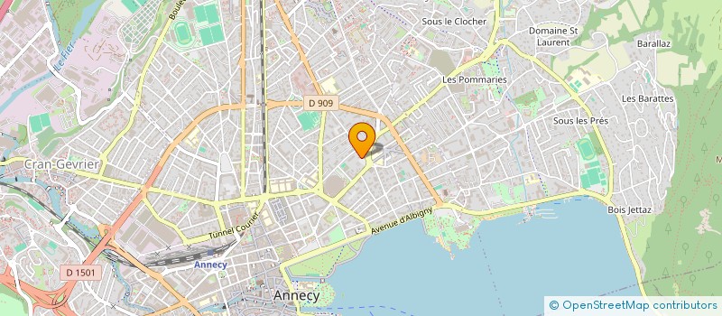 localisation de l'entreprise MONSIEUR ABDELKRIM ERRAFII à ANNECY