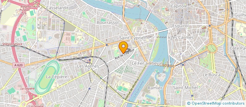 localisation de l'entreprise MONSIEUR ABDELKRIM GHAMRI  TOULOUSE