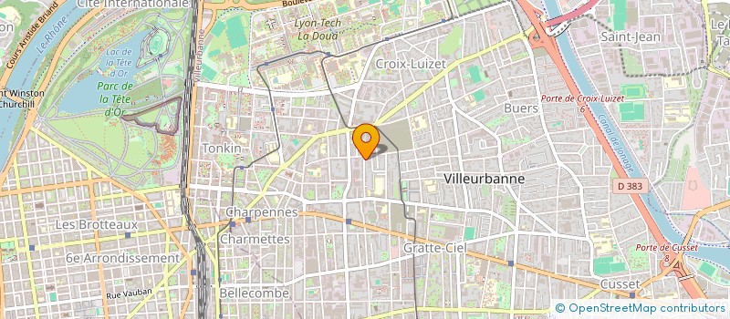 localisation de l'entreprise MONSIEUR ABDELKRIM GUEHAZ  VILLEURBANNE