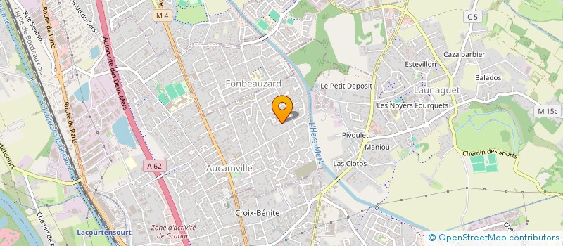 localisation de l'entreprise MONSIEUR ABDELKRIM HACHHOUCHE à AUCAMVILLE
