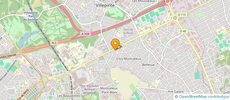 localisation de l'entreprise MONSIEUR ABDELKRIM HAFSAOUI à VILLEPINTE