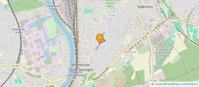 localisation de l'entreprise MONSIEUR ABDELKRIM HALILOU à VILLENEUVE-SAINT-GEORGES