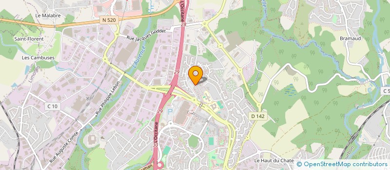 localisation de l'entreprise MONSIEUR ABDELKRIM HAMADOUCHE  LIMOGES