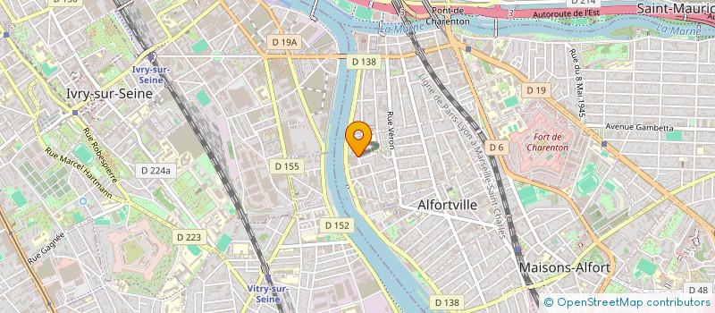 localisation de l'entreprise MONSIEUR ABDELKRIM HAMMOUTENE à ALFORTVILLE