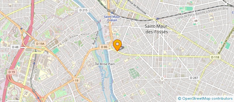 localisation de l'entreprise MONSIEUR ABDELKRIM HAMOUDI  SAINT-MAUR-DES-FOSSES