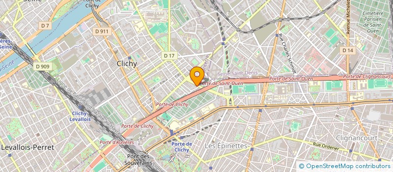 localisation de l'entreprise MONSIEUR ABDELKRIM HATIMY à CLICHY