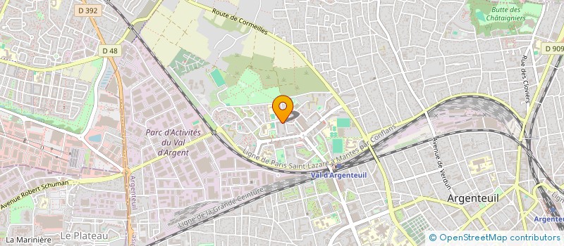 localisation de l'entreprise MONSIEUR ABDELKRIM IRIZI  ARGENTEUIL