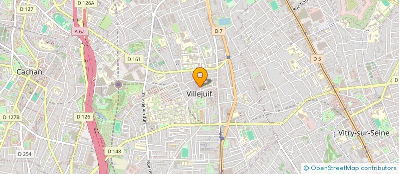 localisation de l'entreprise MONSIEUR ABDELKRIM JAABAR à VILLEJUIF