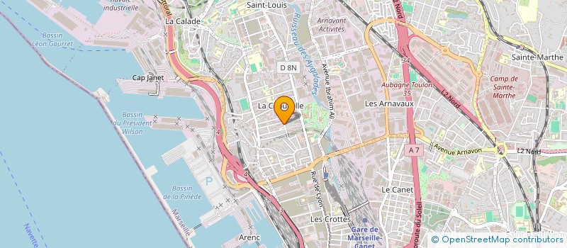 localisation de l'entreprise MONSIEUR ABDELKRIM KOUBAA à MARSEILLE