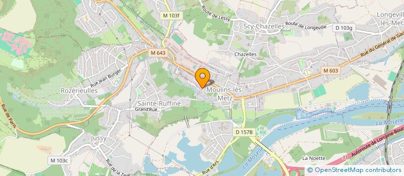 localisation de l'entreprise MONSIEUR ABDELKRIM KOUIDER  MOULINS-LES-METZ